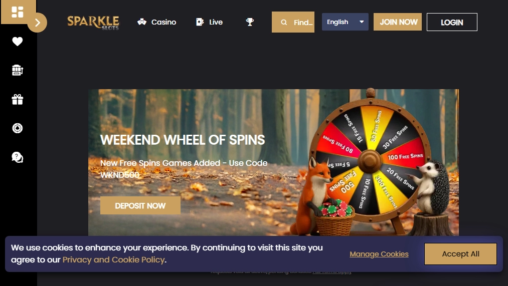 SparkleSlots Casino