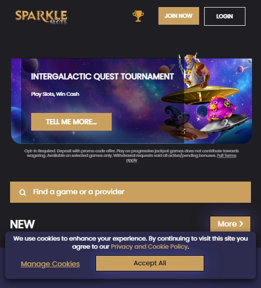 SparkleSlots Casino